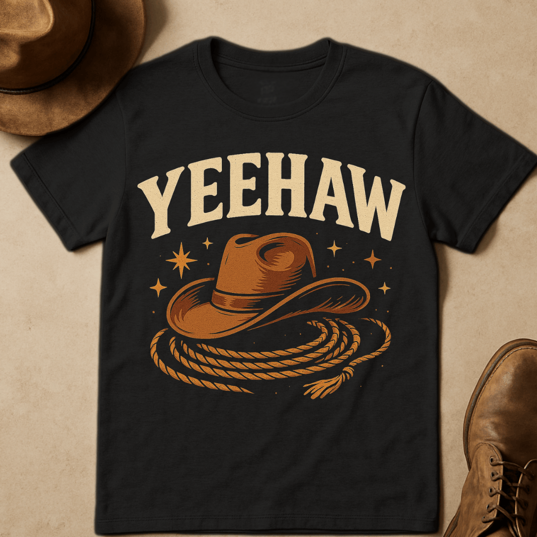 YEEHAW HAT T-SHIRT
