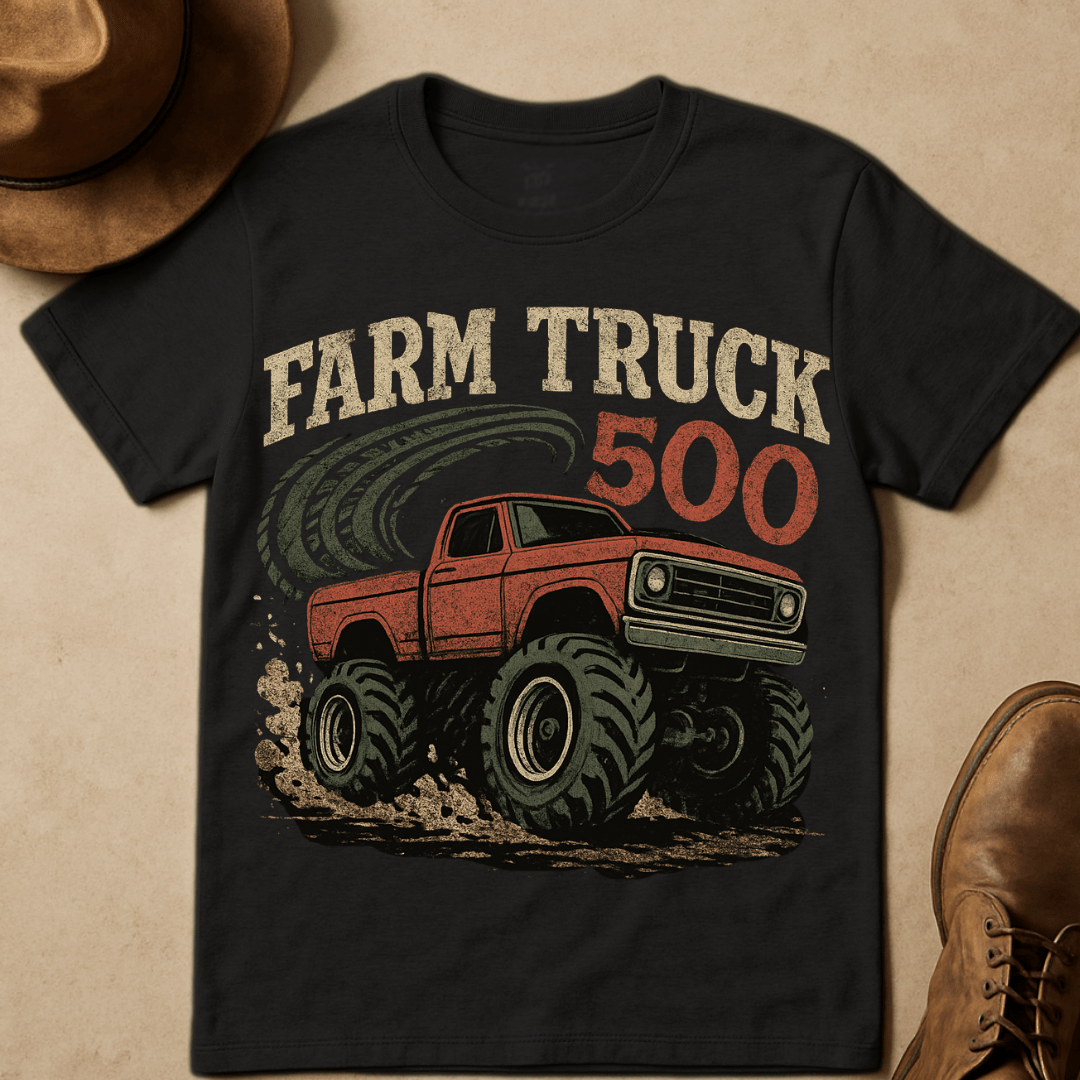 DIRT FARM TRUCK 500 T-SHIRT