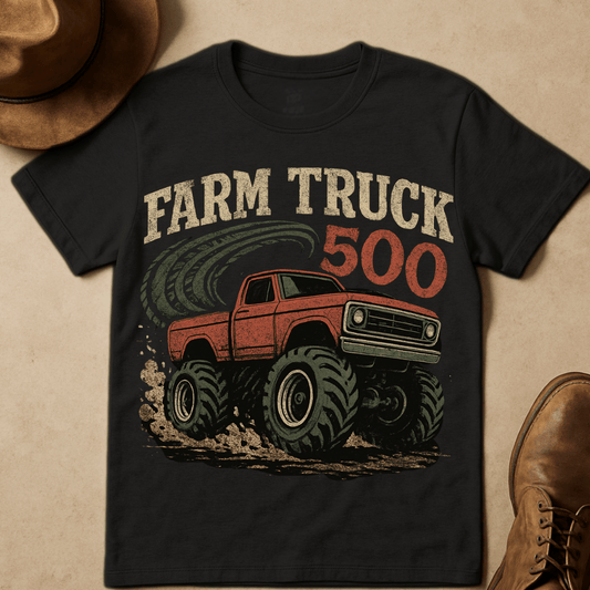 DIRT FARM TRUCK 500 T-SHIRT