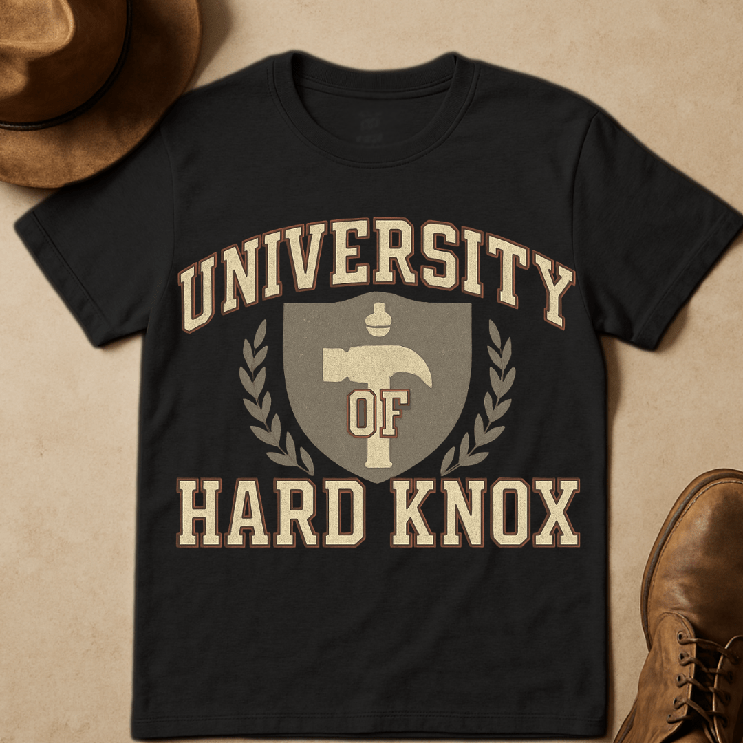 UNIVERSITY OF HARDKNOX HAMMER T-SHIRT