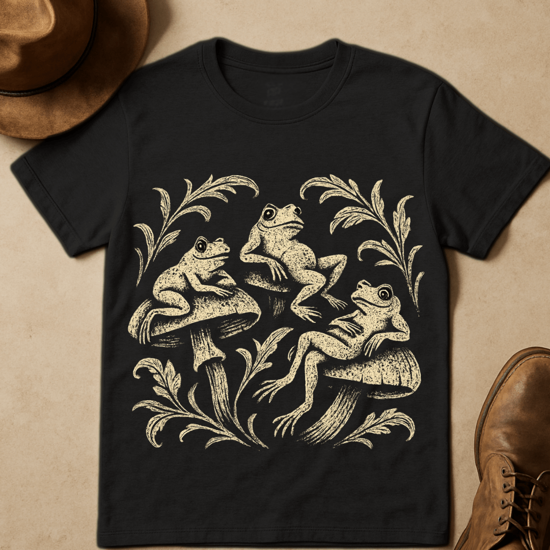 FROGS LOUNGING T-SHIRT