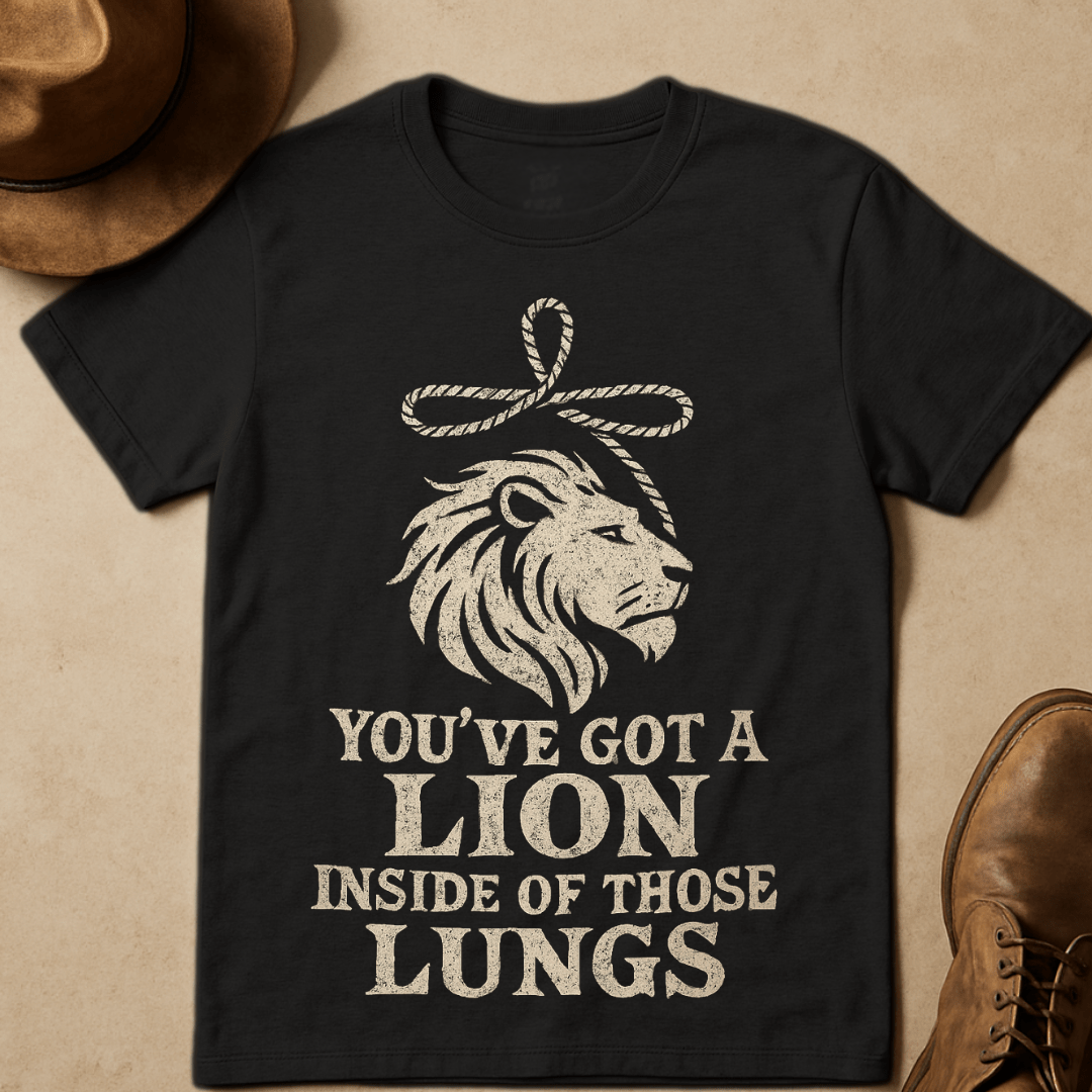 LION IN LUNGS T-SHIRT