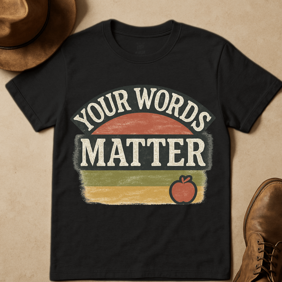 YOUR WORDS MATTER T-SHIRT