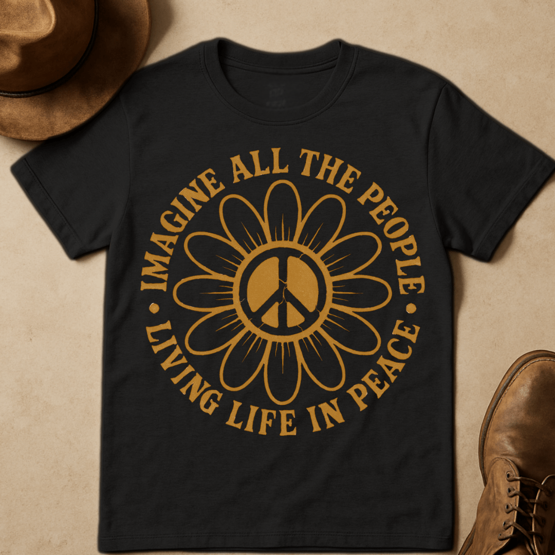 BOHO PEACE QUOTE T-SHIRT