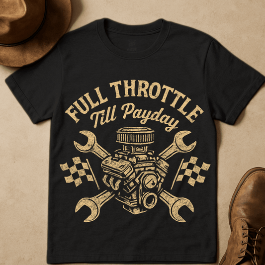 GARAGE ENGINE BADGE T-SHIRT