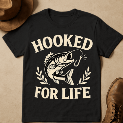 HOOKED FOR LIFE T-SHIRT