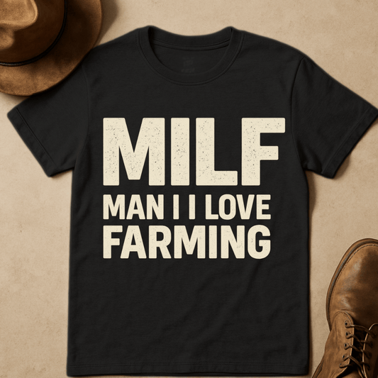 I LOVE FARMING T-SHIRT