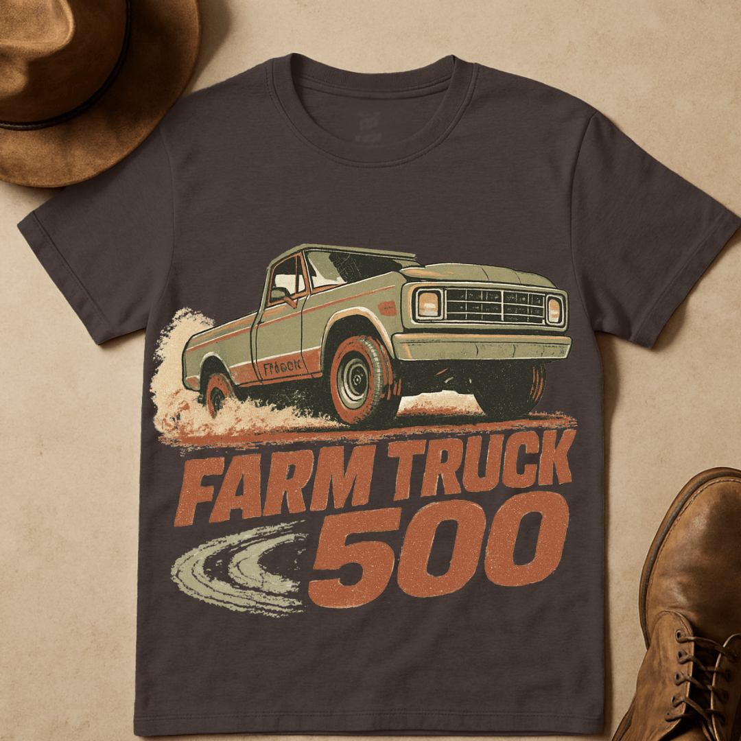 FARM TRUCK 500 DRIFT RACING T-SHIRT