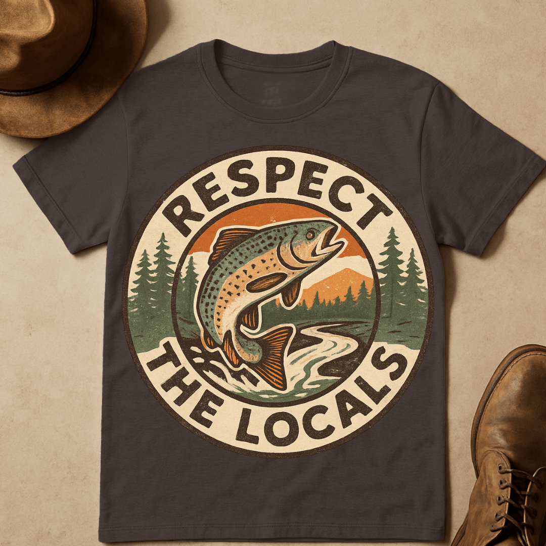 LEAPING TROUTS T-SHIRT