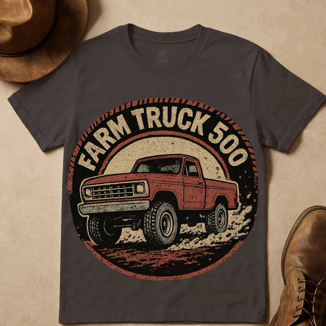 FARM TRUCK 500 MUD SKID T-SHIRT