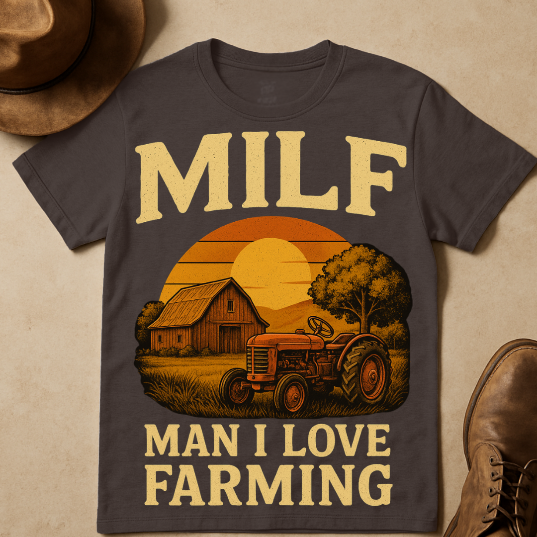 MAN I LOVE FARMING T-SHIRT