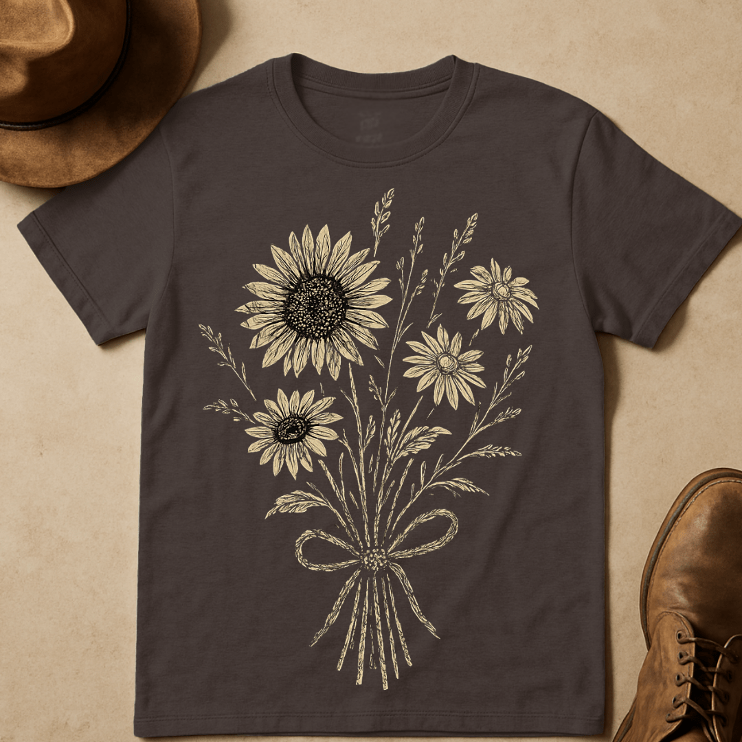 WESTERN FLORAL BOUQUET T-SHIRT