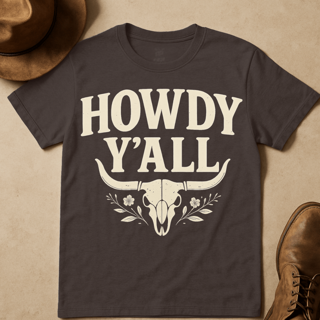 HOWDY Y'ALL T-SHIRT