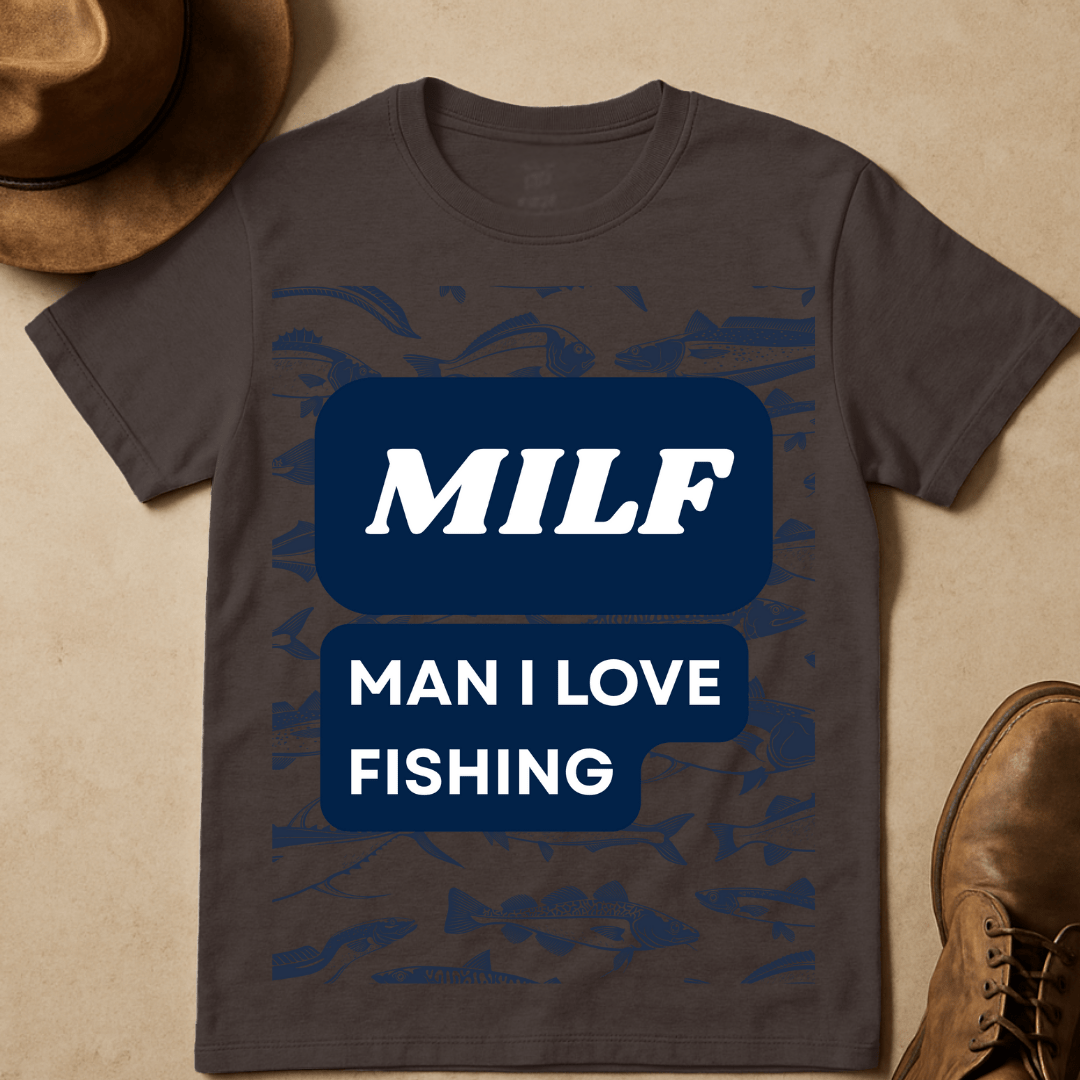 MAN I LOVE FISHING T-SHIRT
