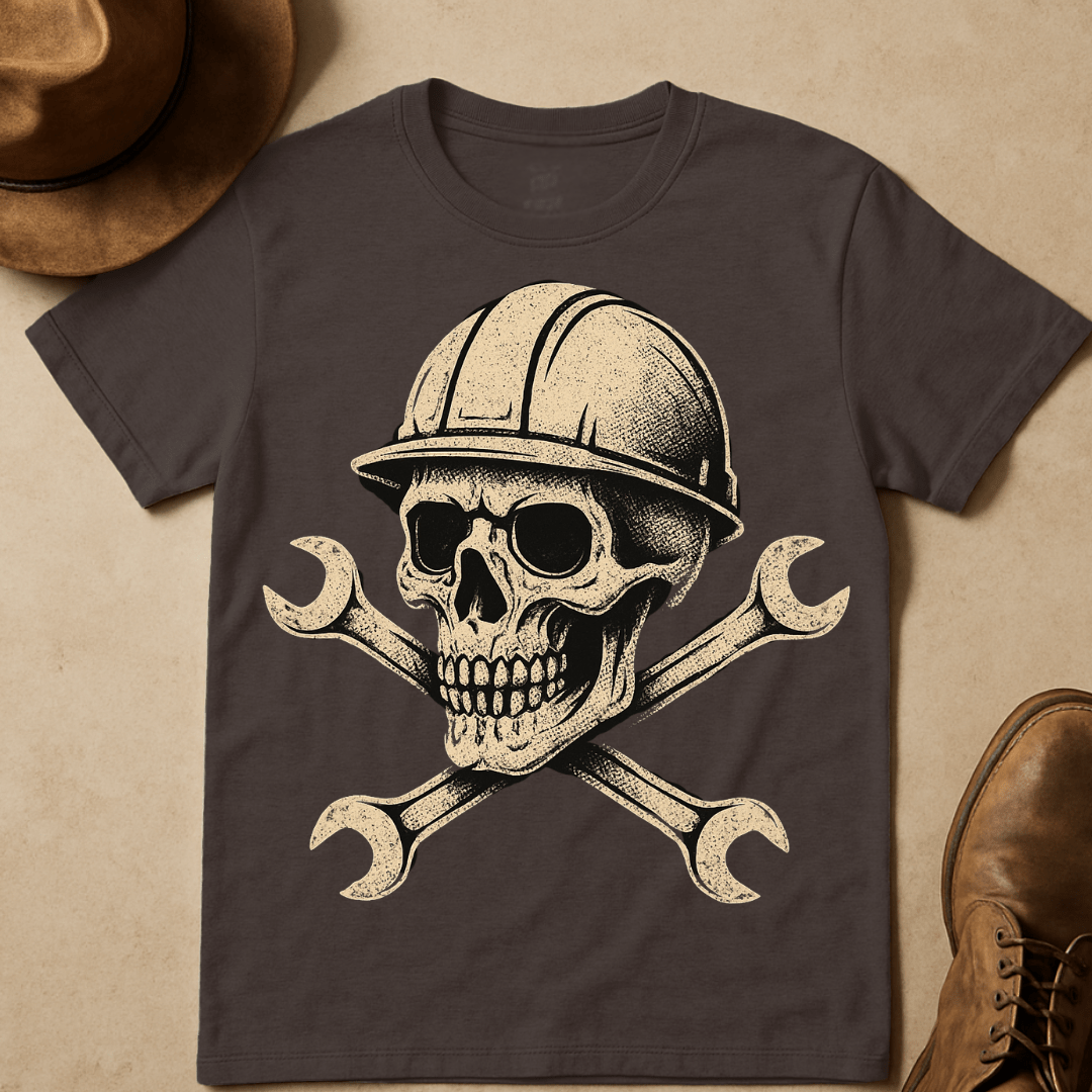 CONSTRUCTION SKULL T-SHIRT