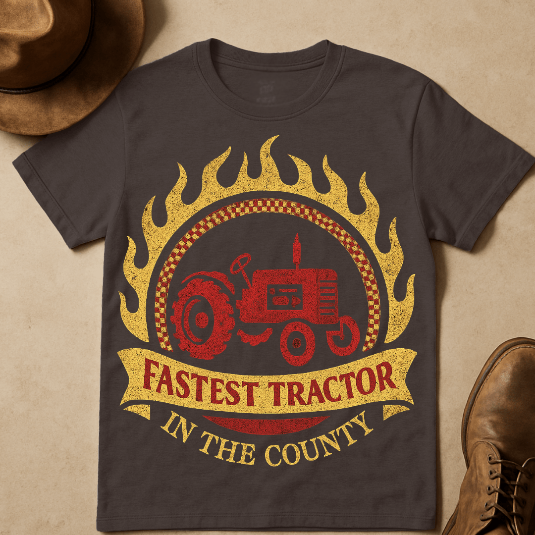 FASTEST TRACTOR COUNTY FAIR T-SHIRT