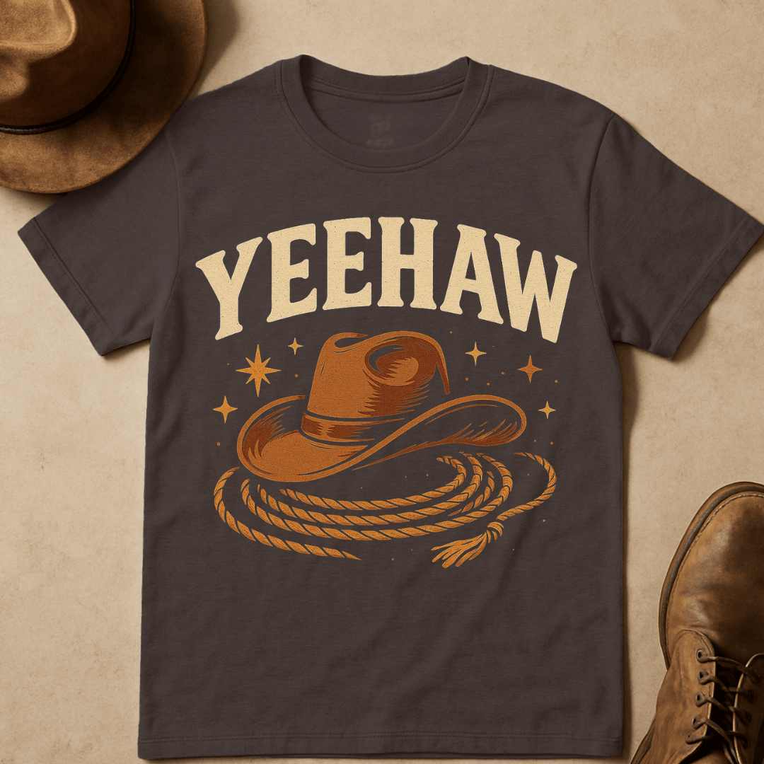 YEEHAW HAT T-SHIRT