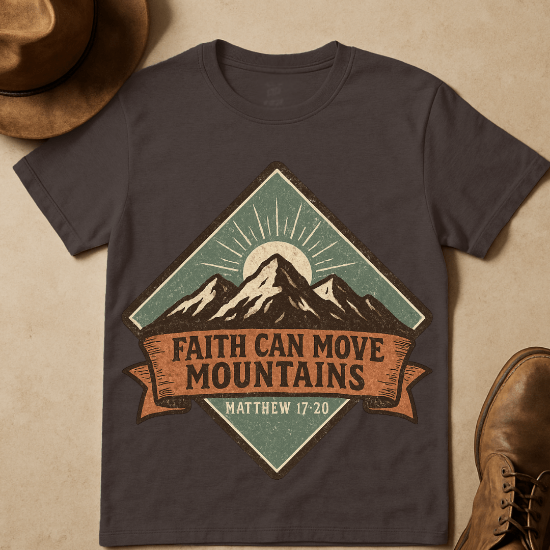 FAITH CAN MOVE MOUNTIANS T-SHIRT