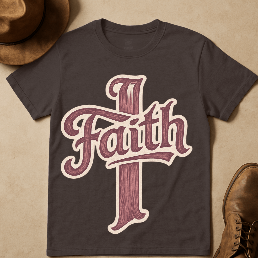 FAITH CROSS T-SHIRT