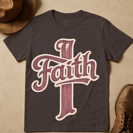FAITH CROSS T-SHIRT