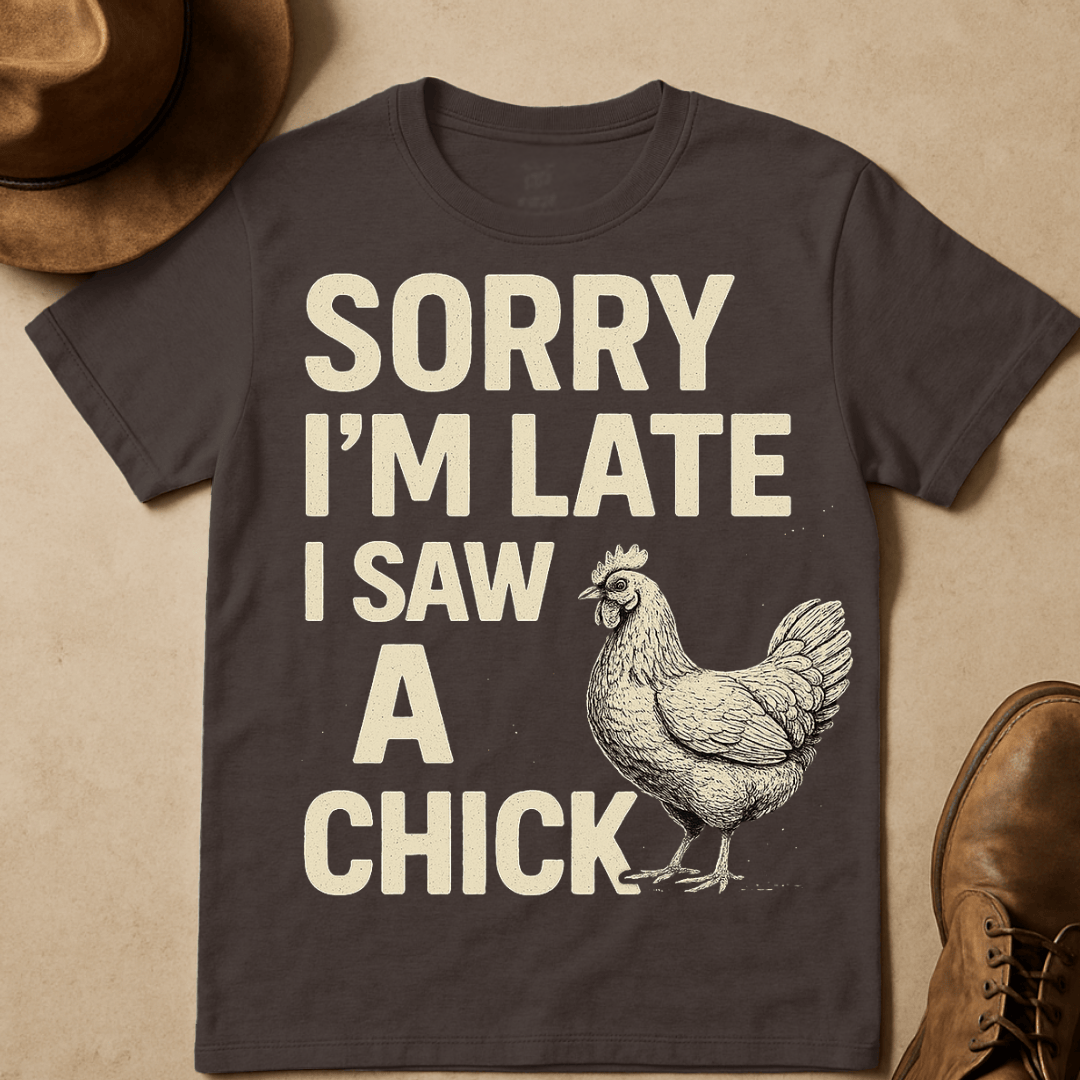 SAW A CHICKEN T-SHIRT