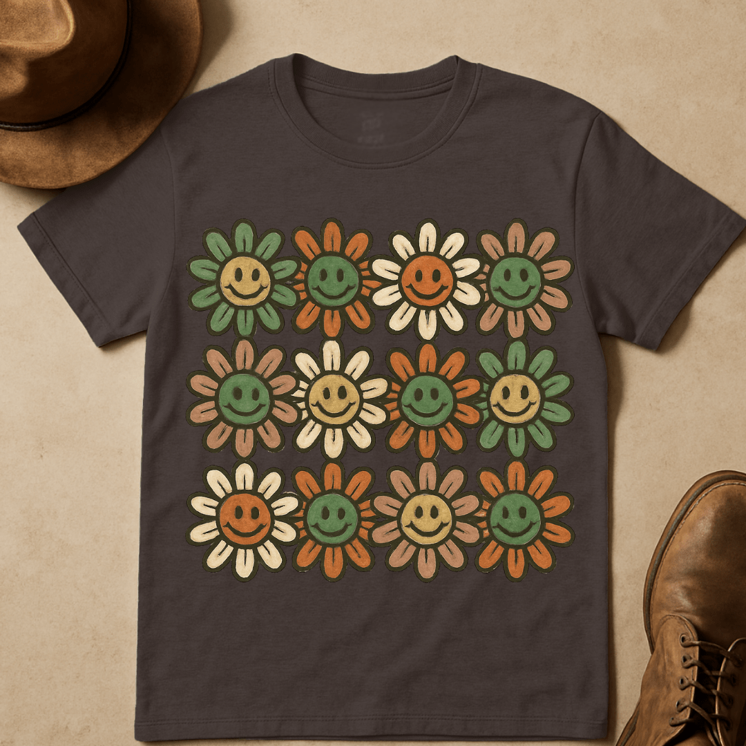 SMILING DAISIES T-SHIRT