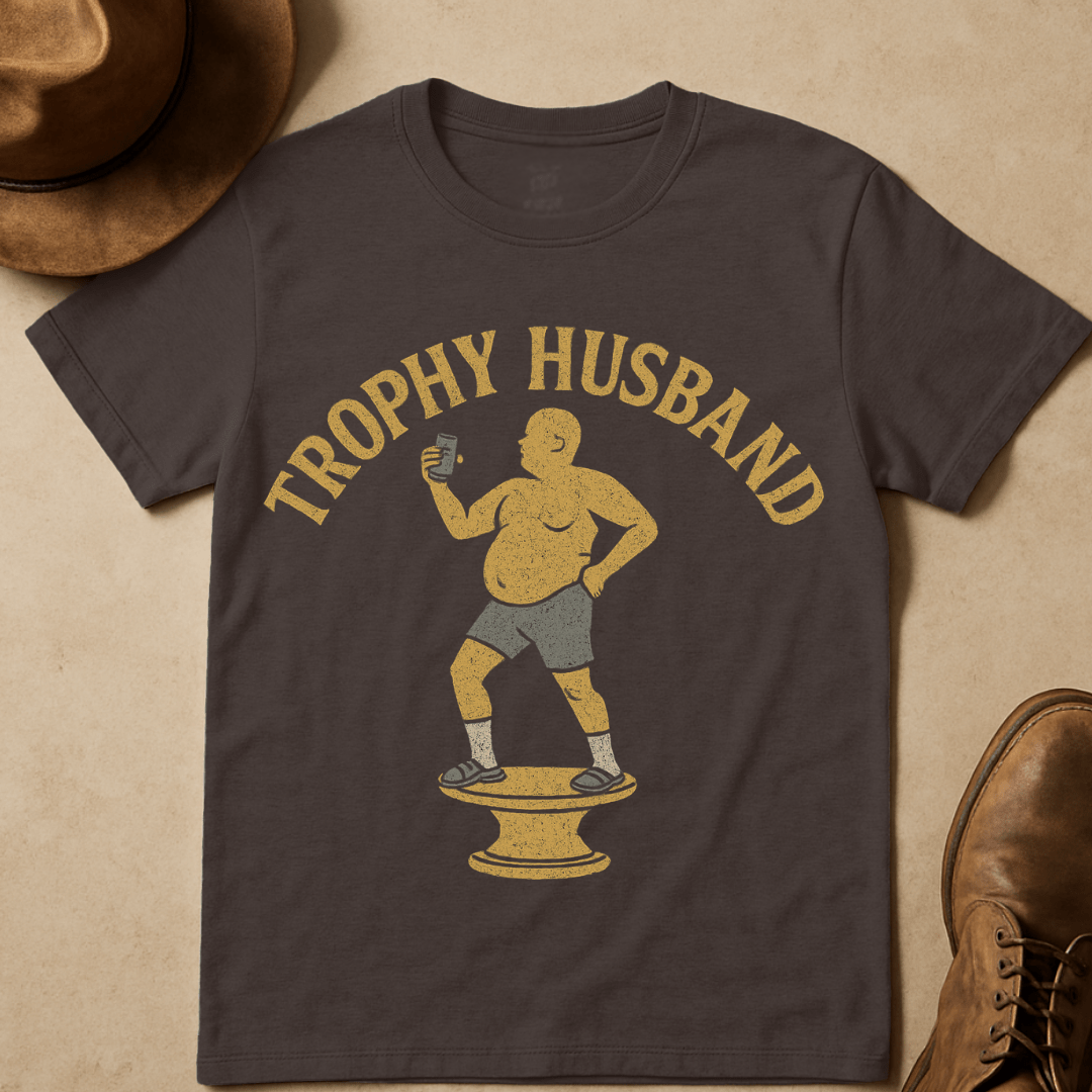 TROPHY HUSBAND DAD BOD T-SHIRT