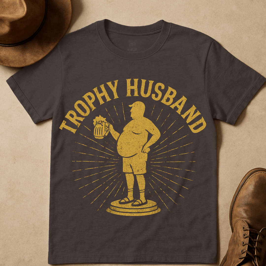 TROPHY HUSBAND SILHOUETTE T-SHIRT