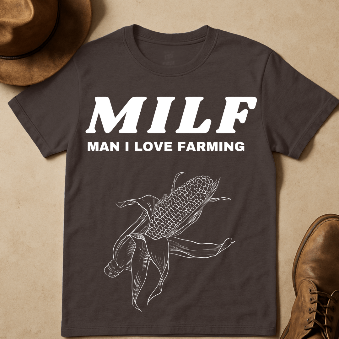MAN I LOVE FARMING T-SHIRT