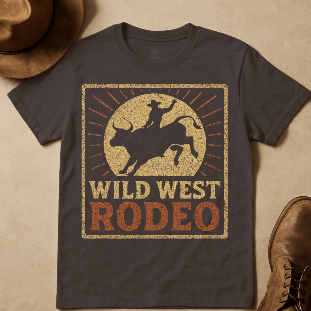 BULLRIDER STAMP STYLE T-SHIRT