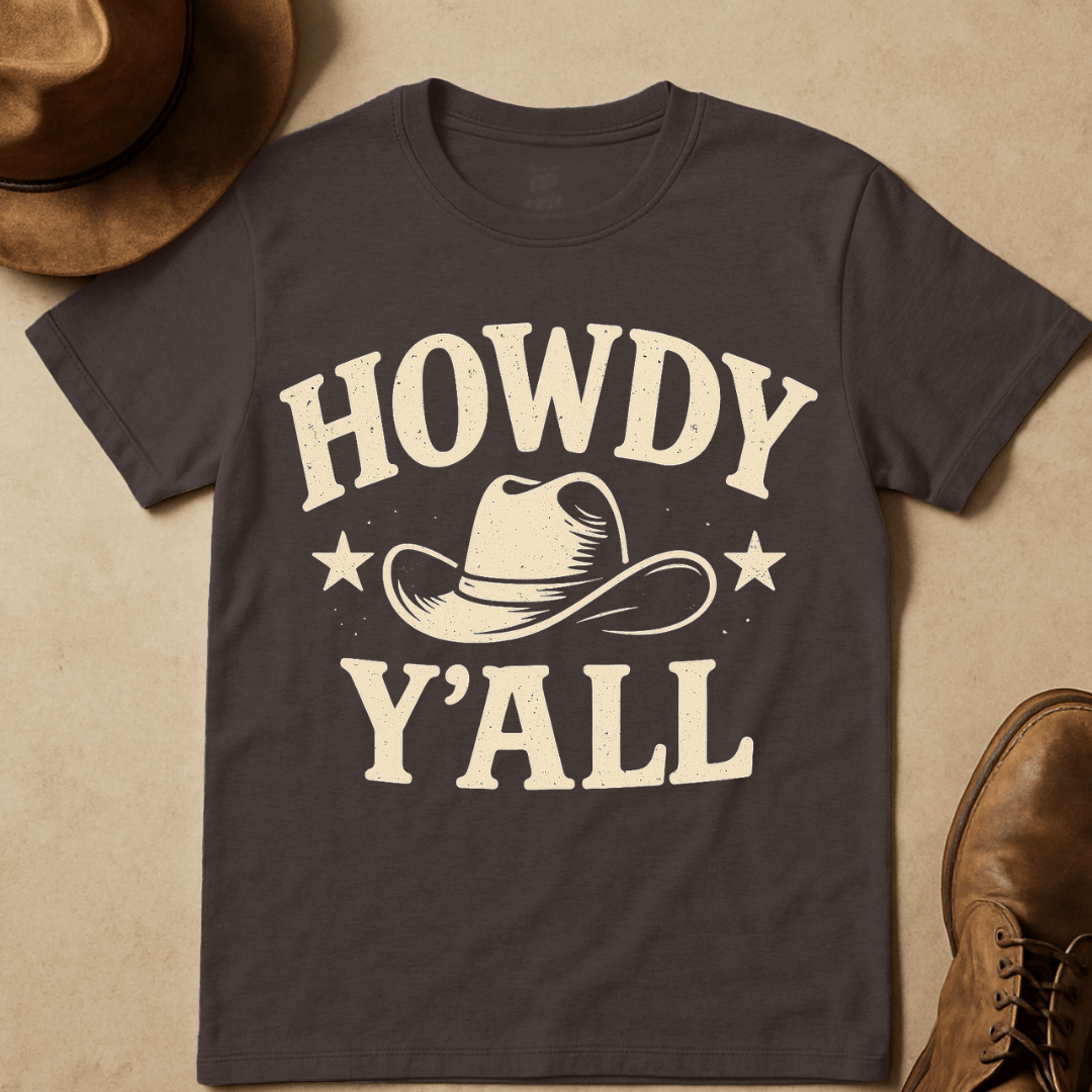 HOWDY Y'ALL T-SHIRT