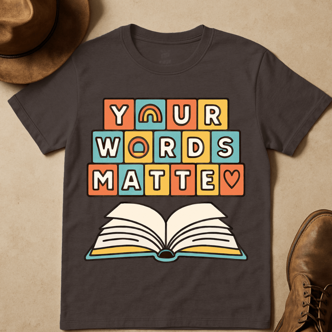 RETRO BLOCKS BIBLE MESSAGE T-SHIRT