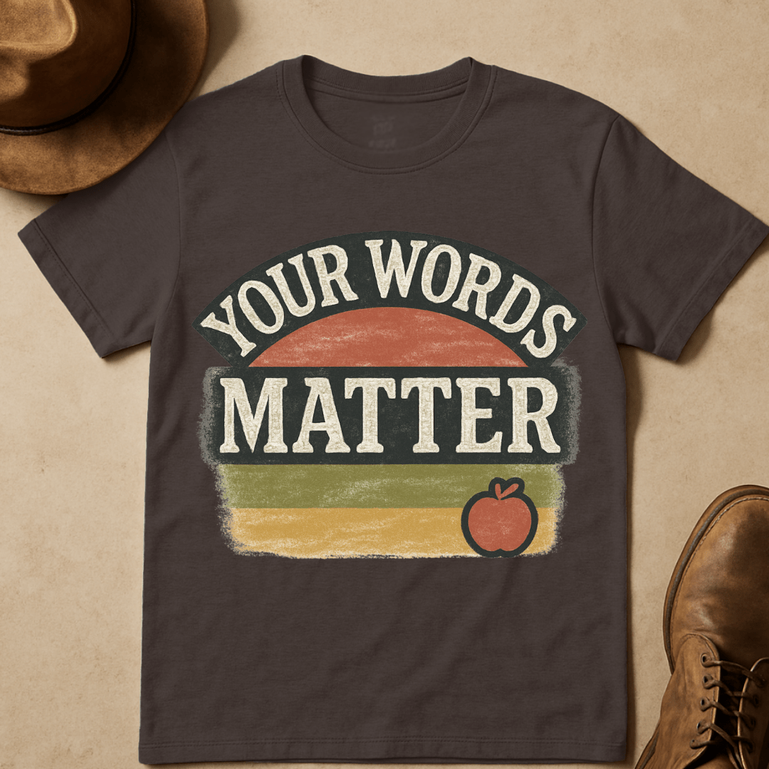 YOUR WORDS MATTER T-SHIRT