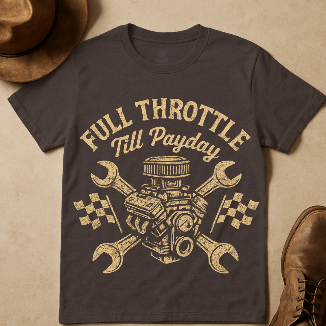 GARAGE ENGINE BADGE T-SHIRT