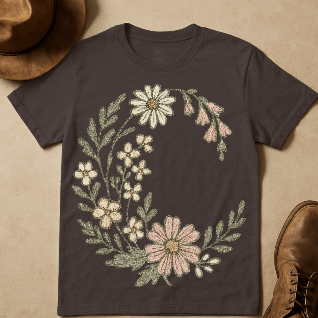 CRESENT WILDFLOWER MOON T-SHIRT