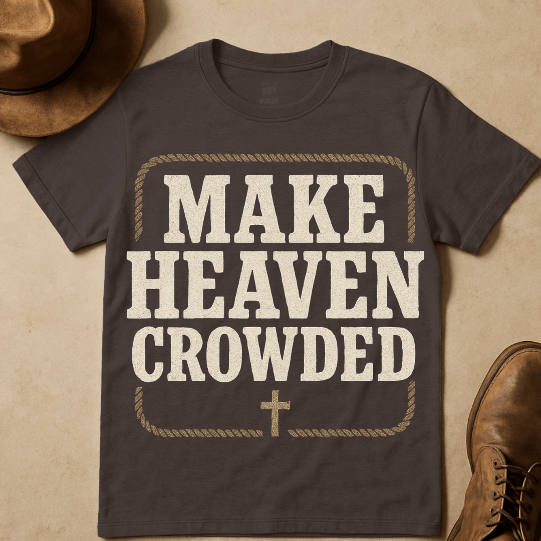 MAKE HEAVEN CROWDED ROPE T-SHIRT
