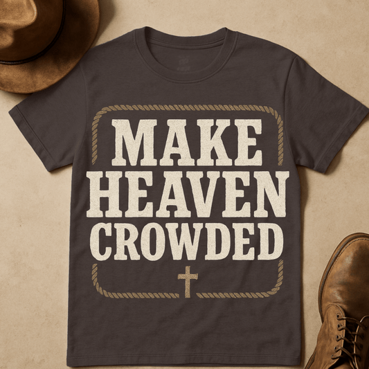 MAKE HEAVEN CROWDED ROPE T-SHIRT