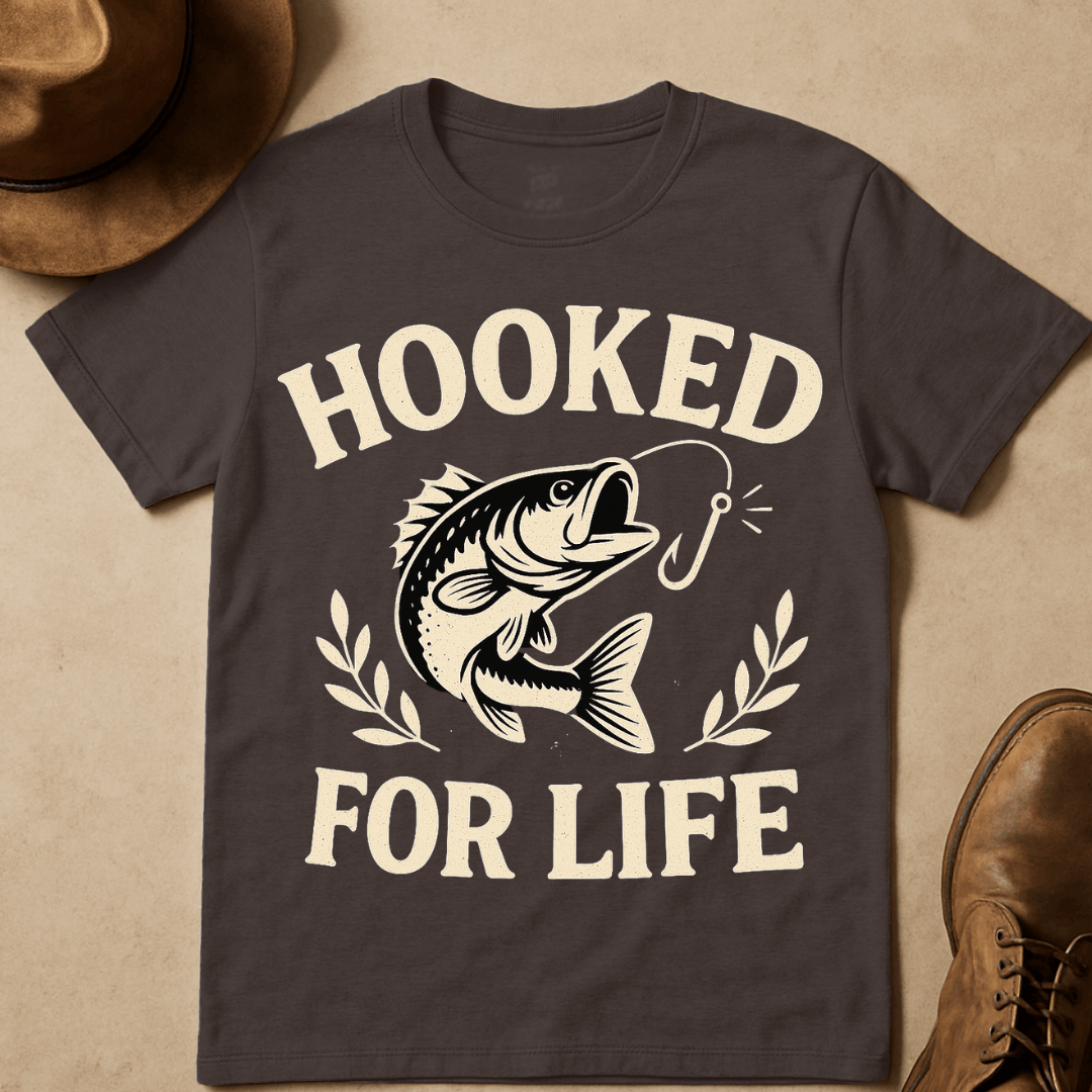 HOOKED FOR LIFE T-SHIRT