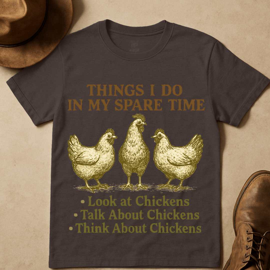TRIO OF CHICKENS T-SHIRT