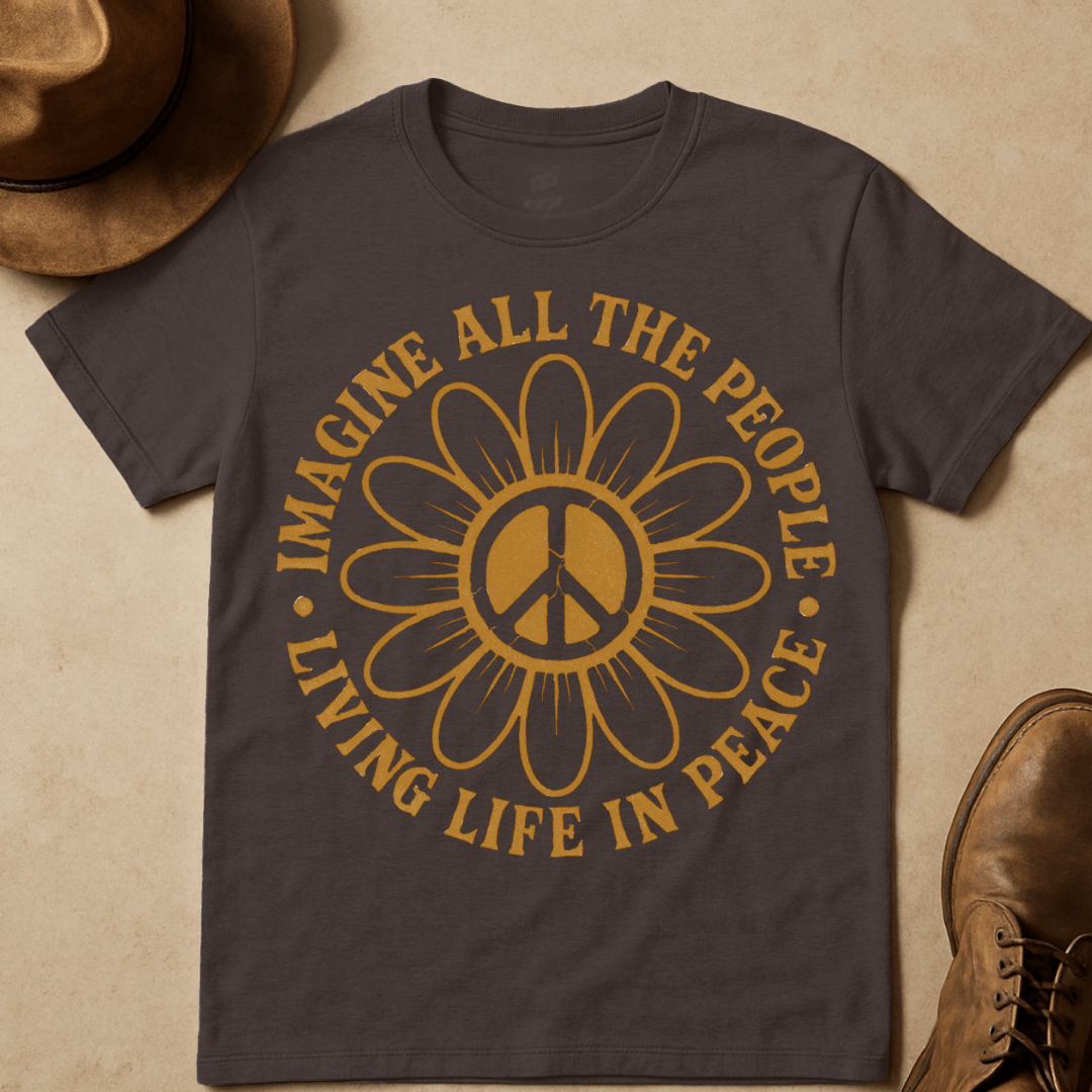 BOHO PEACE QUOTE T-SHIRT