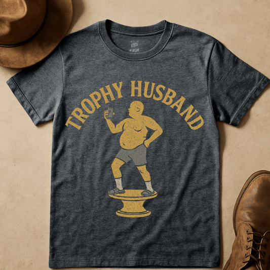 TROPHY HUSBAND DAD BOD T-SHIRT