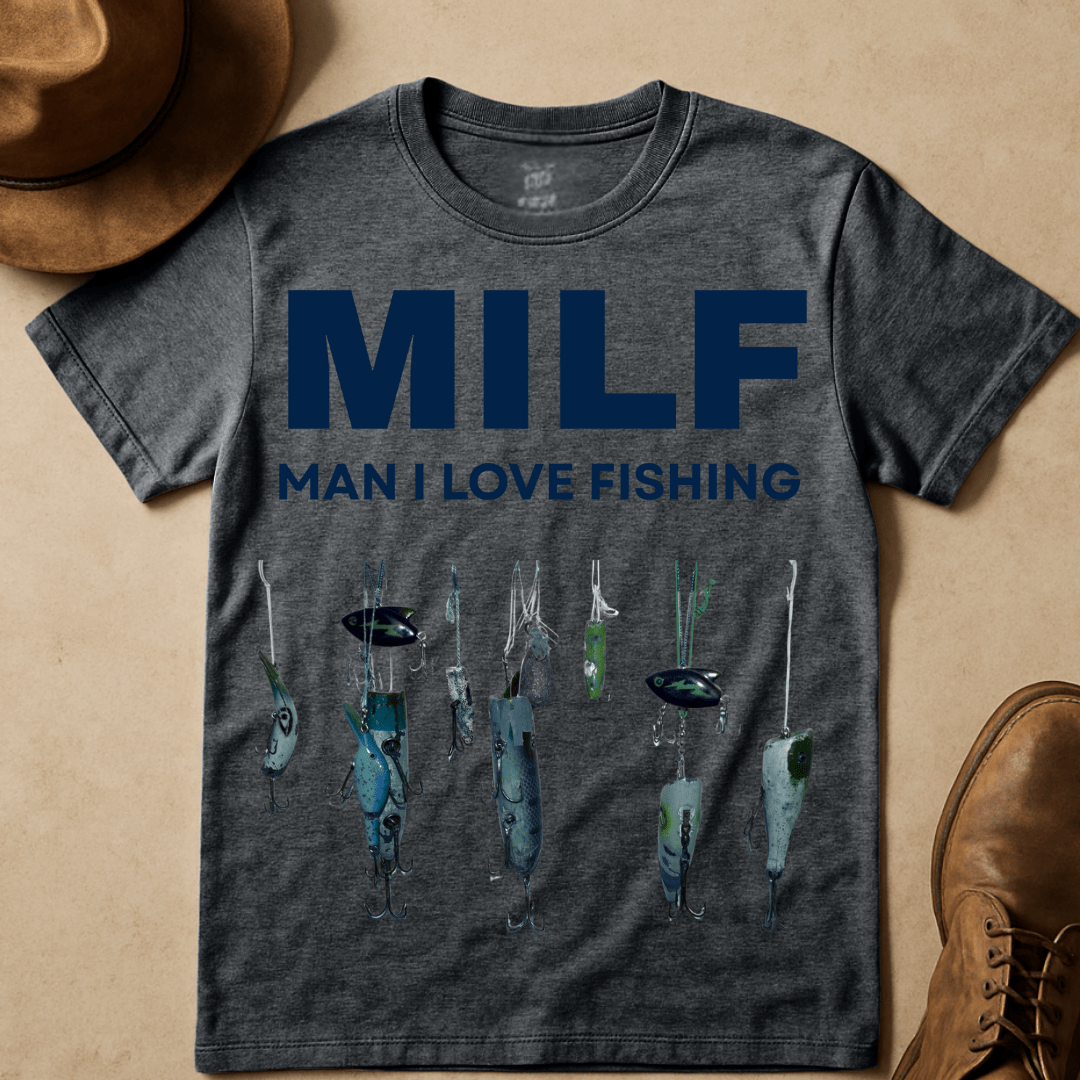 MAN I LOVE FISHING T-SHIRT