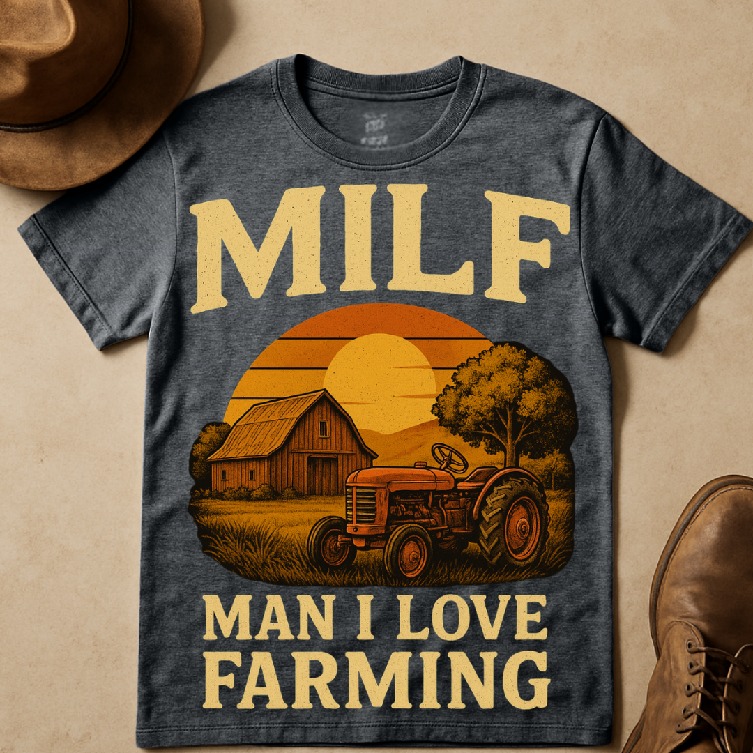 MAN I LOVE FARMING T-SHIRT
