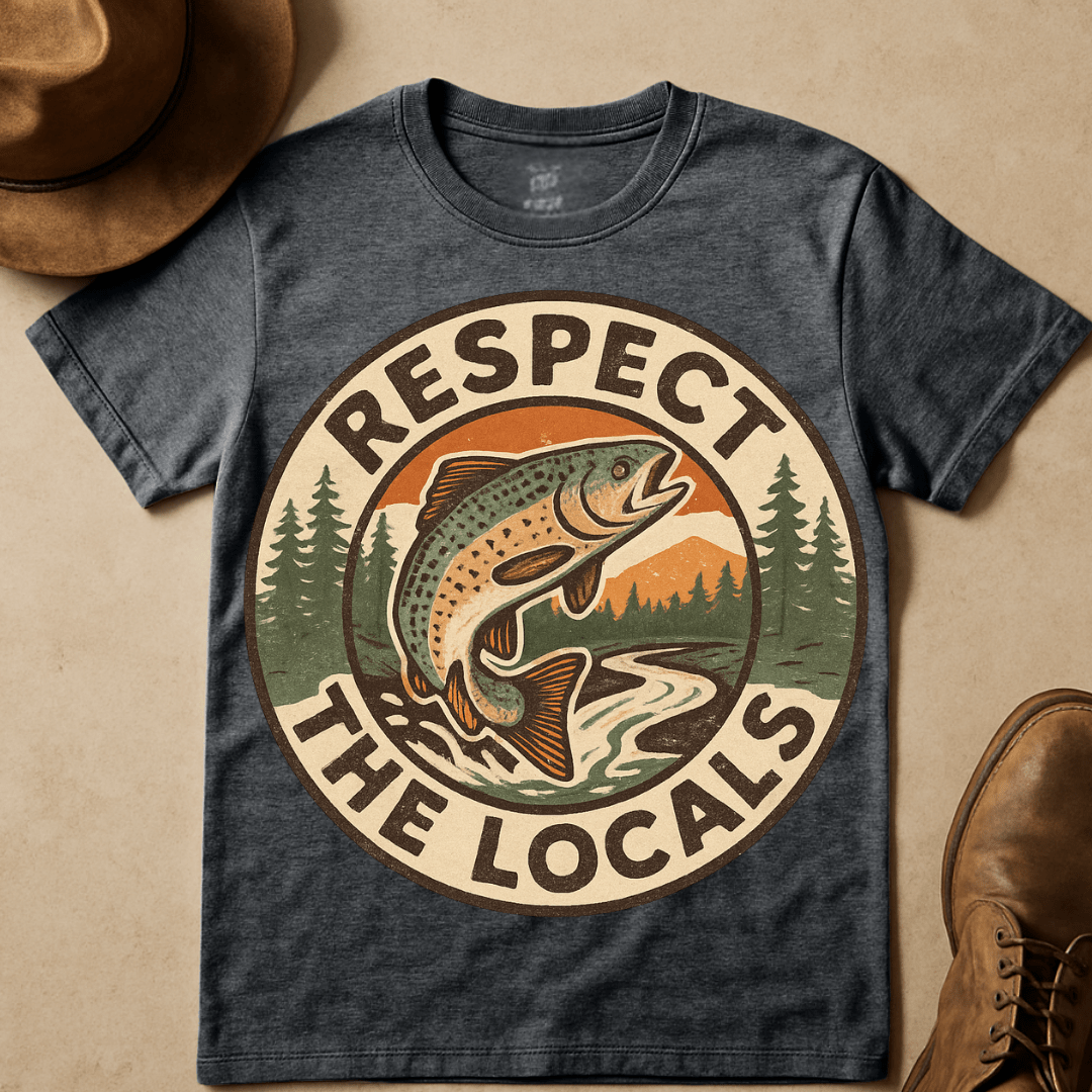 LEAPING TROUTS T-SHIRT