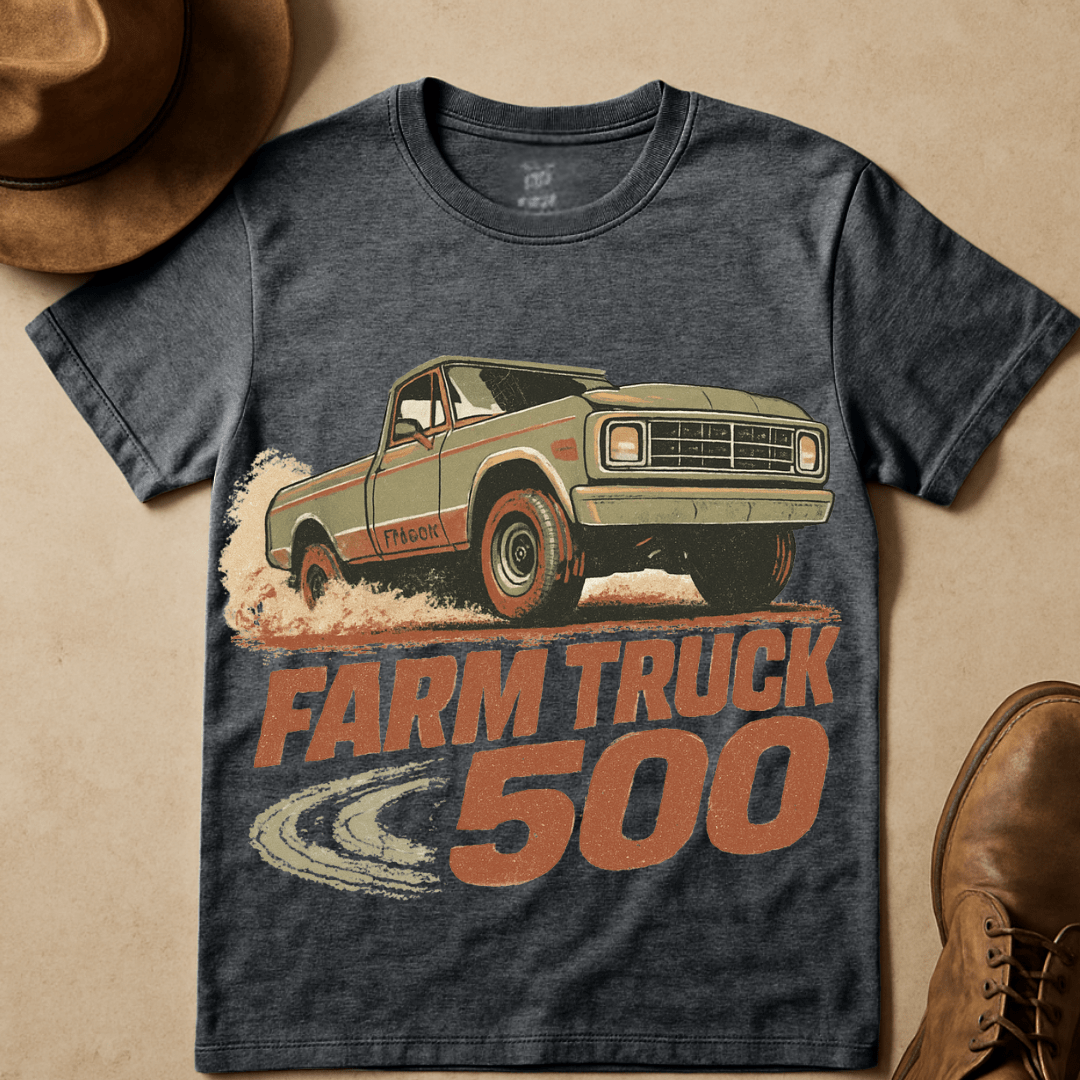 FARM TRUCK 500 DRIFT RACING T-SHIRT