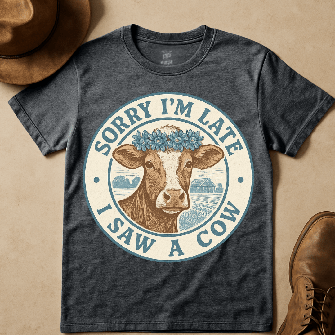RETRO COW T-SHIRT