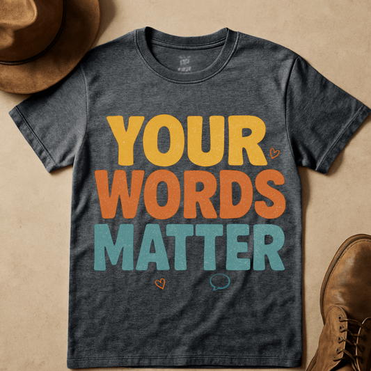 YOUR WORDS MATTER T-SHIRT