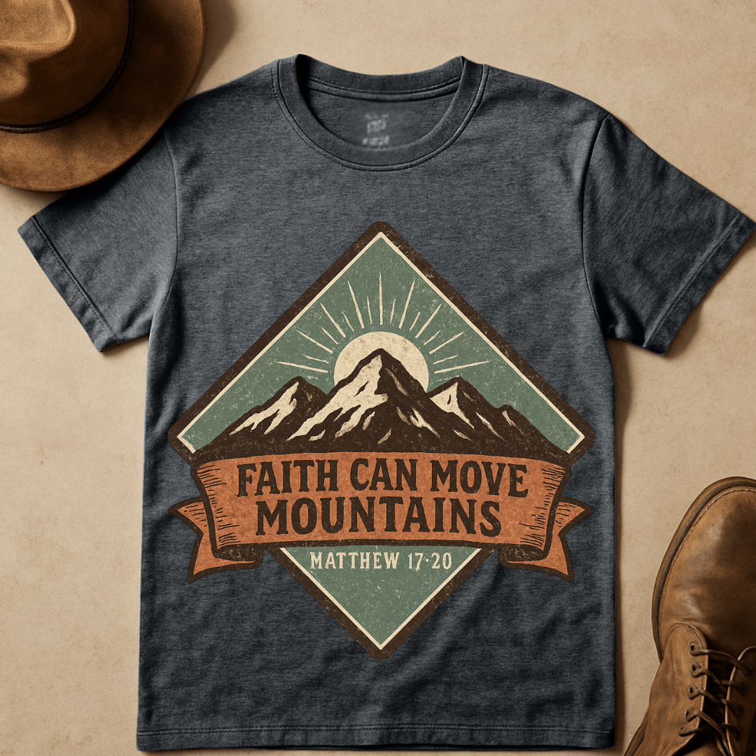FAITH CAN MOVE MOUNTIANS T-SHIRT