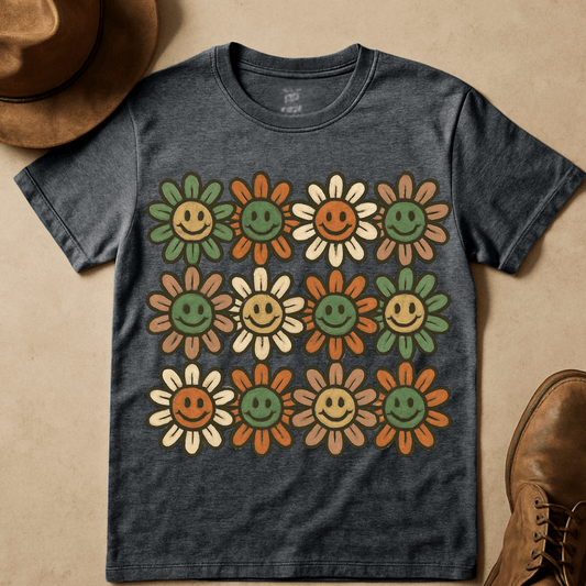 SMILING DAISIES T-SHIRT