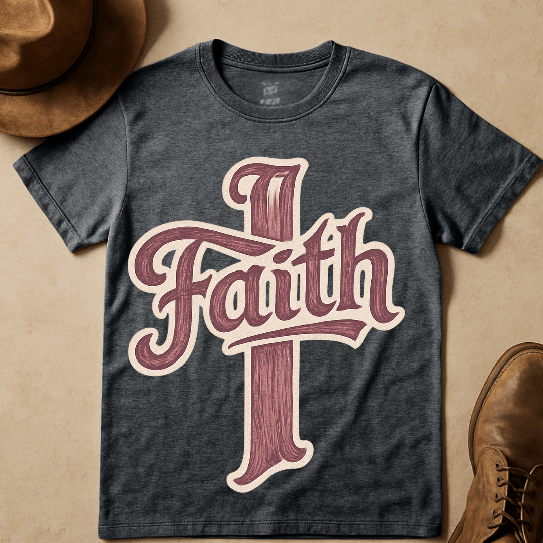 FAITH CROSS T-SHIRT
